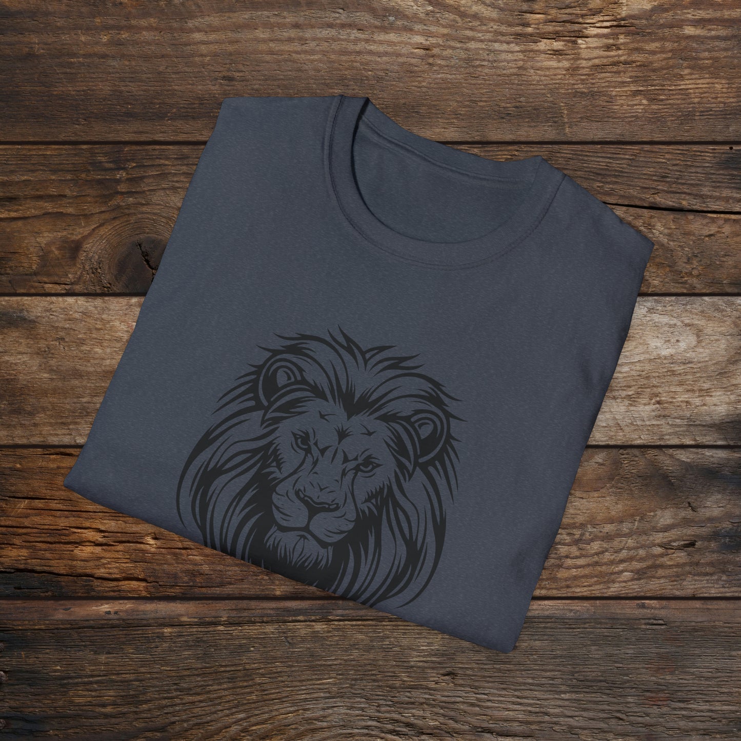 Find Out Lion Head Unisex Softstyle T-Shirt