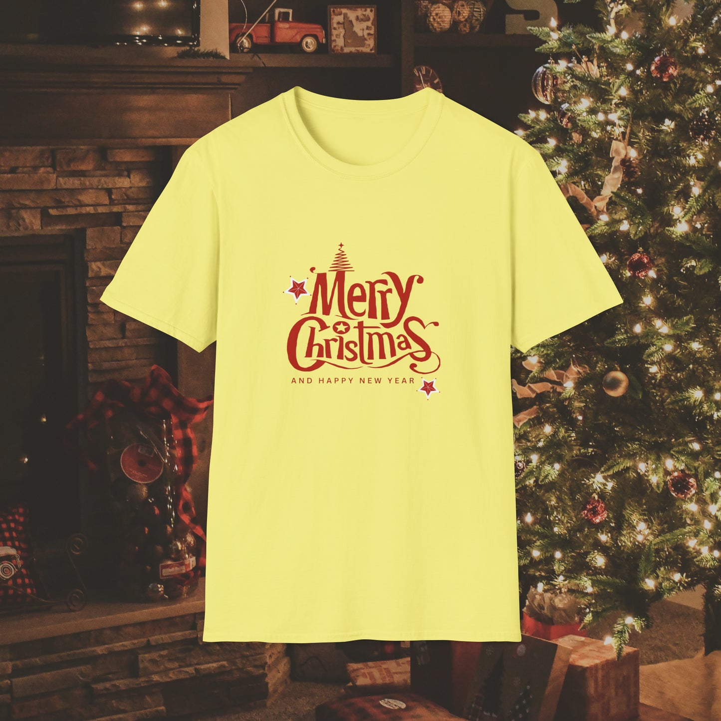 Merry Christmas Unisex Softstyle T-Shirt