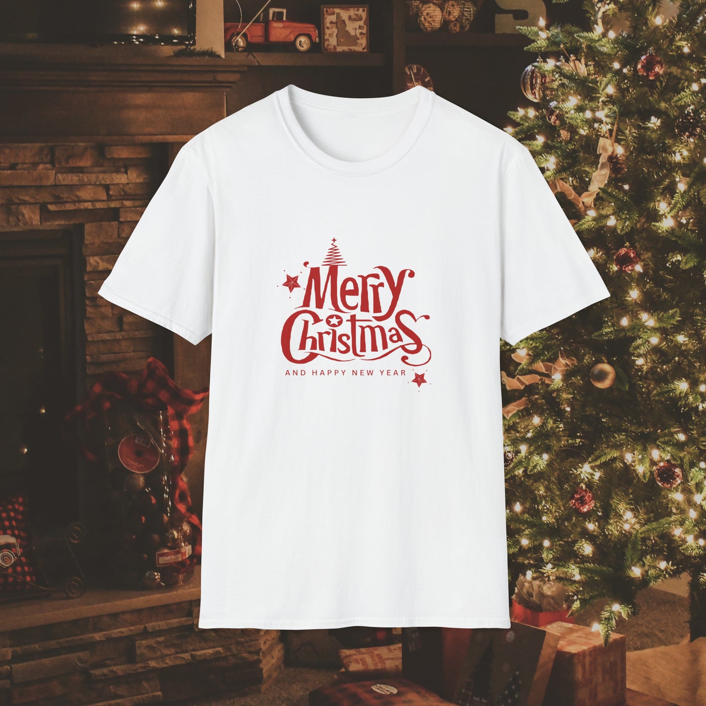 Merry Christmas Unisex Softstyle T-Shirt