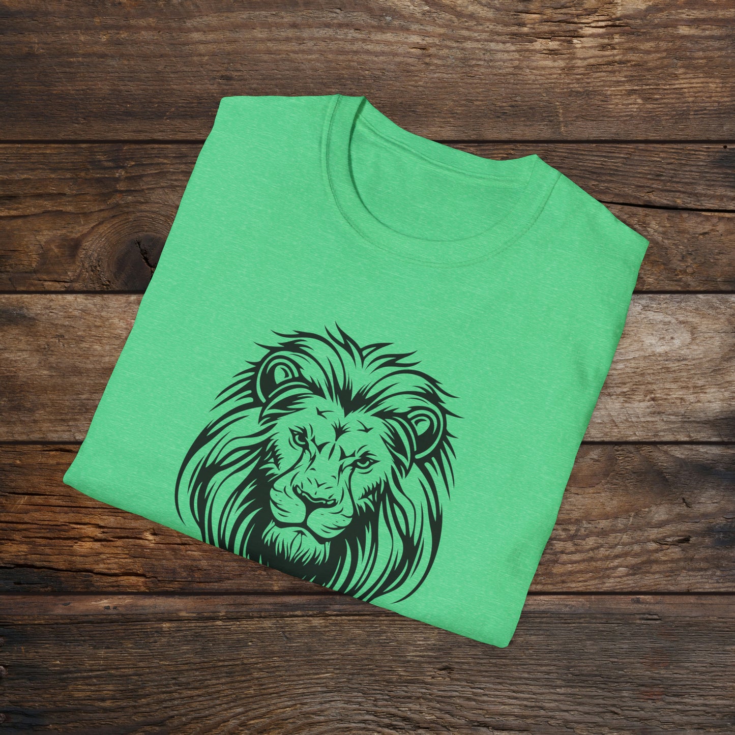 Find Out Lion Head Unisex Softstyle T-Shirt
