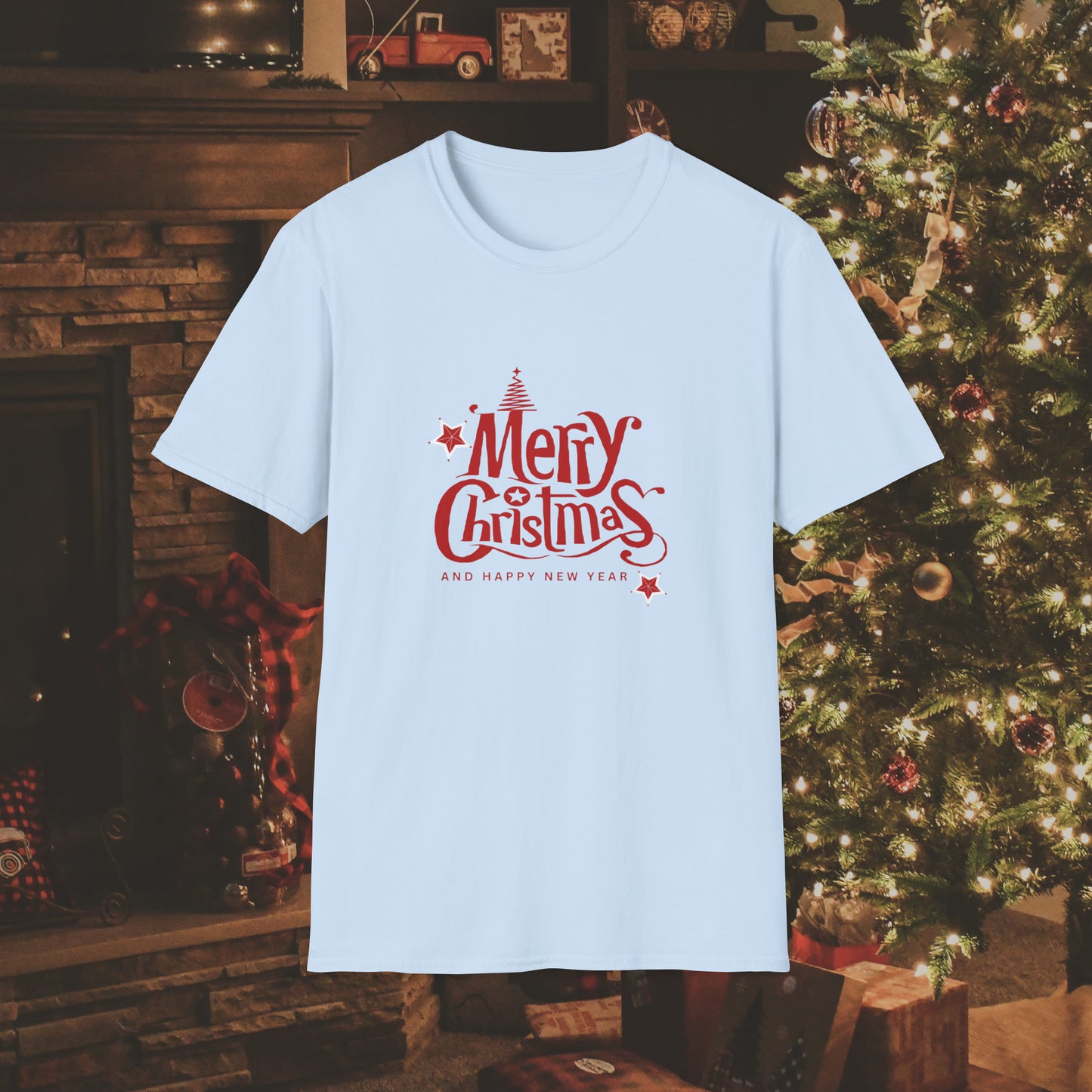 Merry Christmas Unisex Softstyle T-Shirt