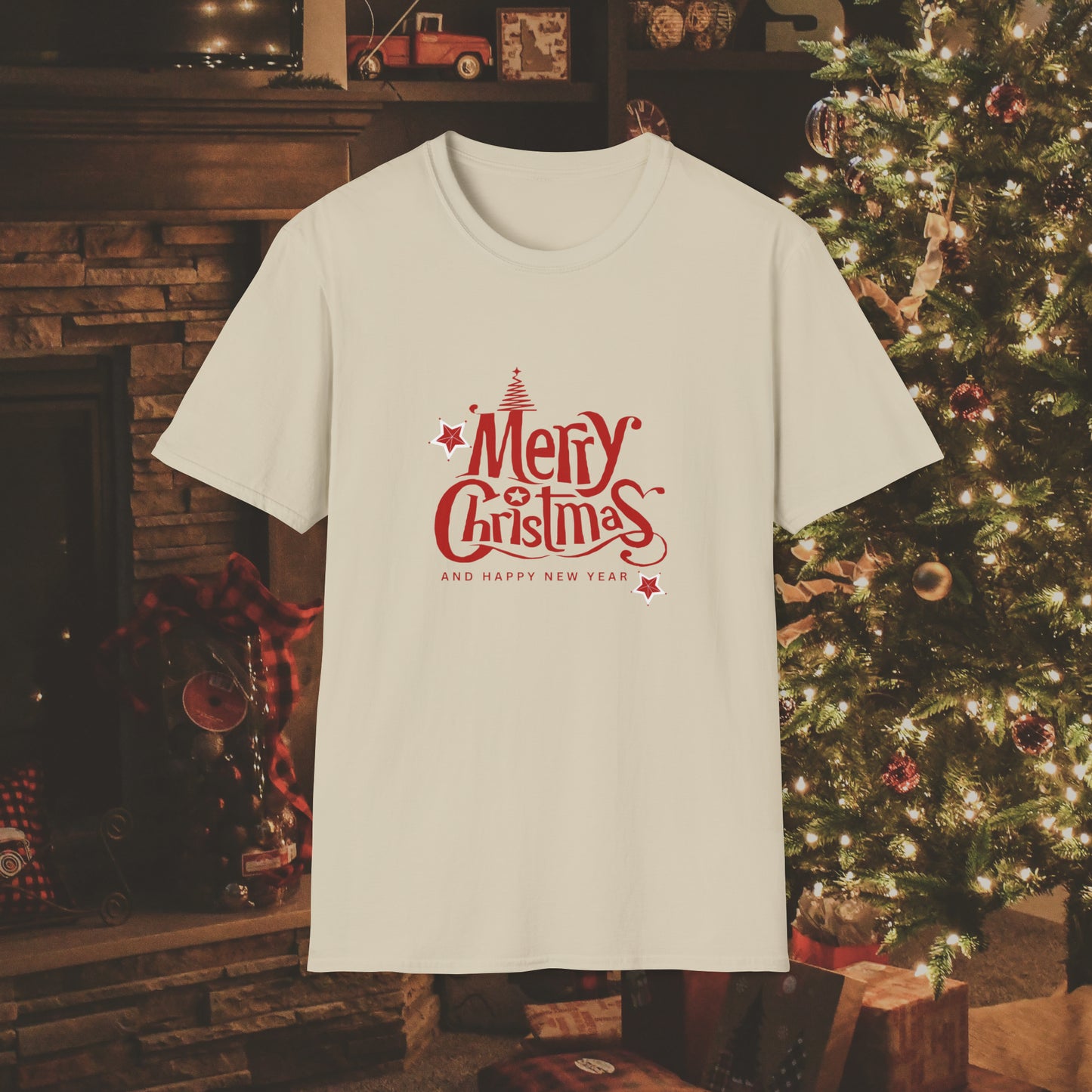 Merry Christmas Unisex Softstyle T-Shirt