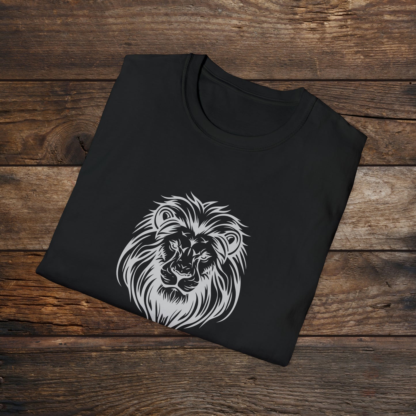 Find Out Lion Head Unisex Softstyle T-Shirt