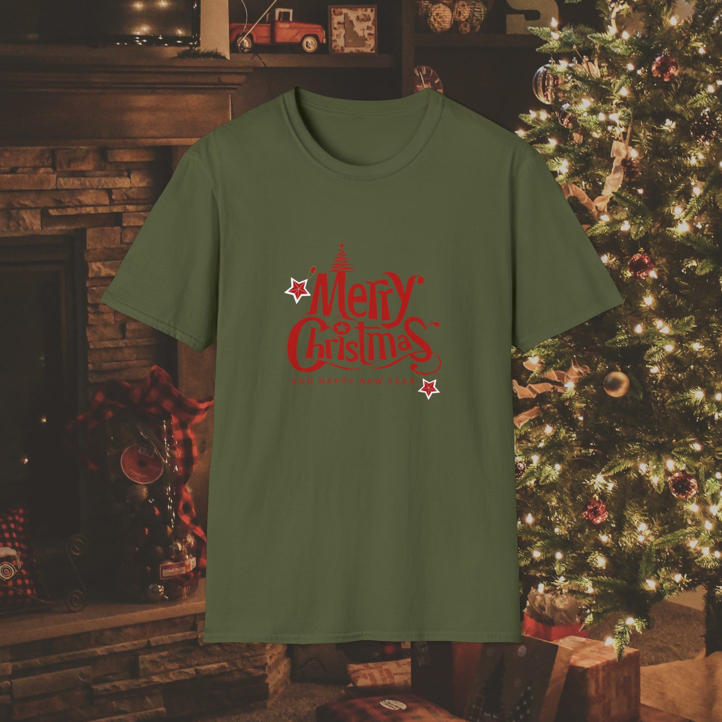 Merry Christmas Unisex Softstyle T-Shirt