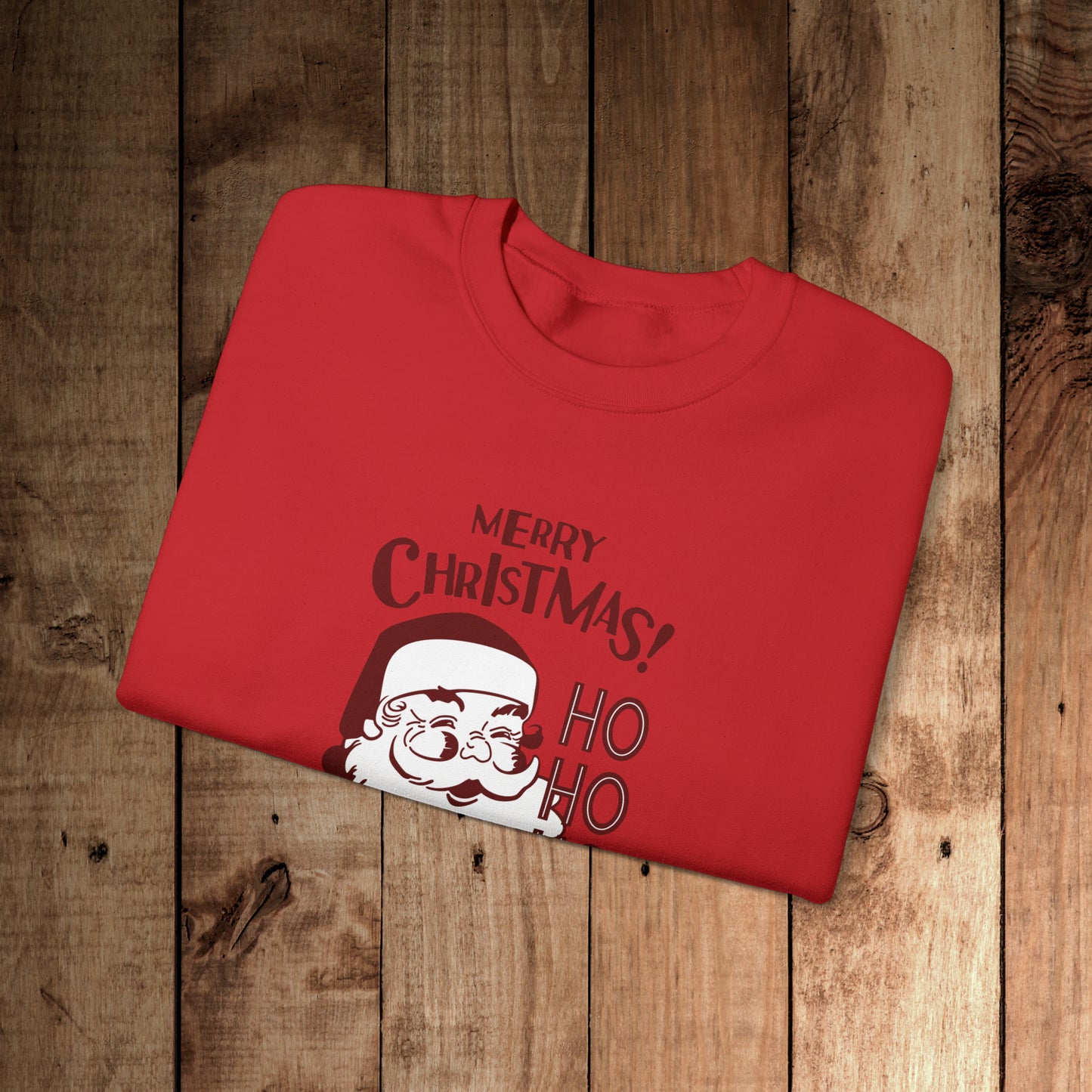 Ho Ho Ho Merry Christmas Unisex Heavy Blend™ Crewneck Sweatshirt