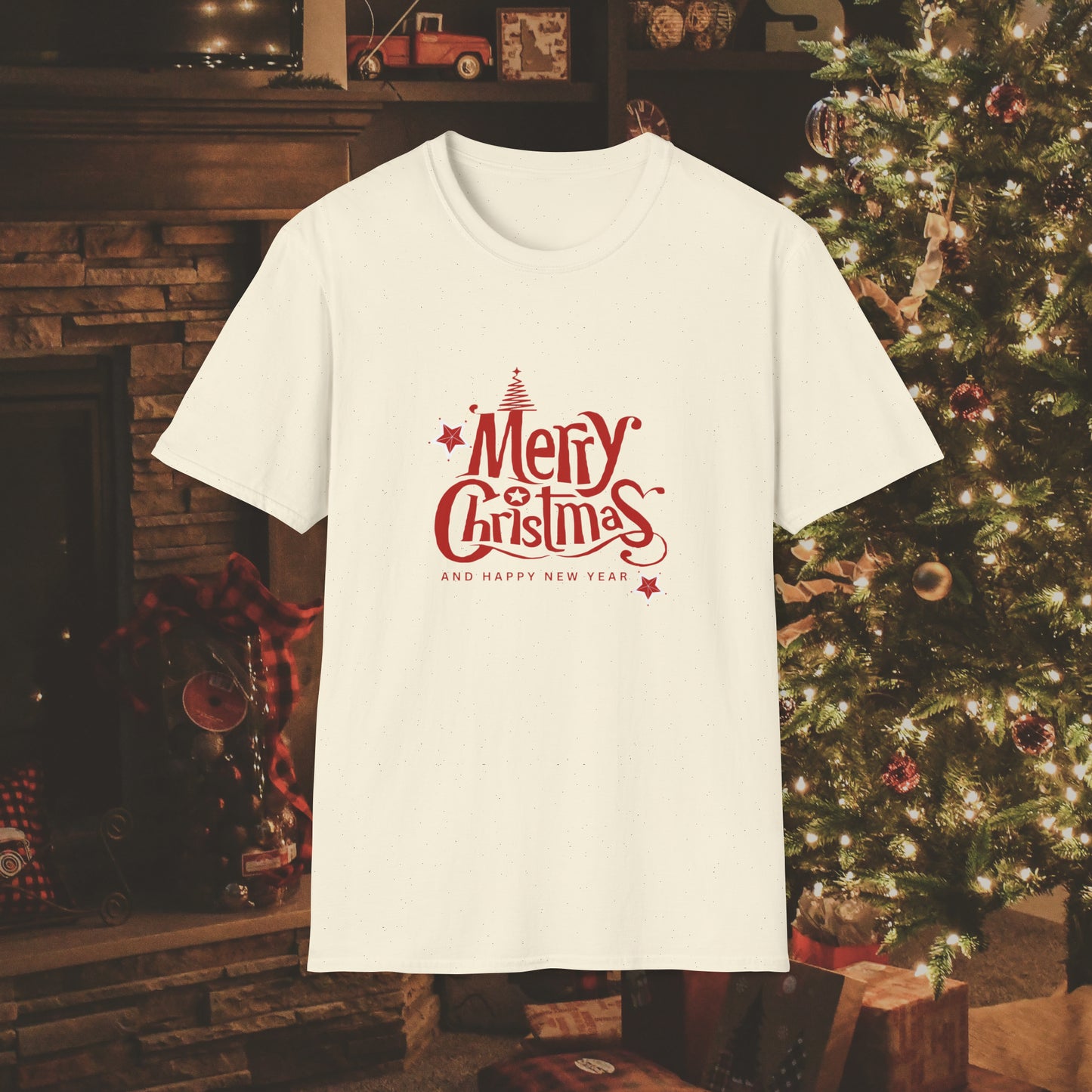 Merry Christmas Unisex Softstyle T-Shirt