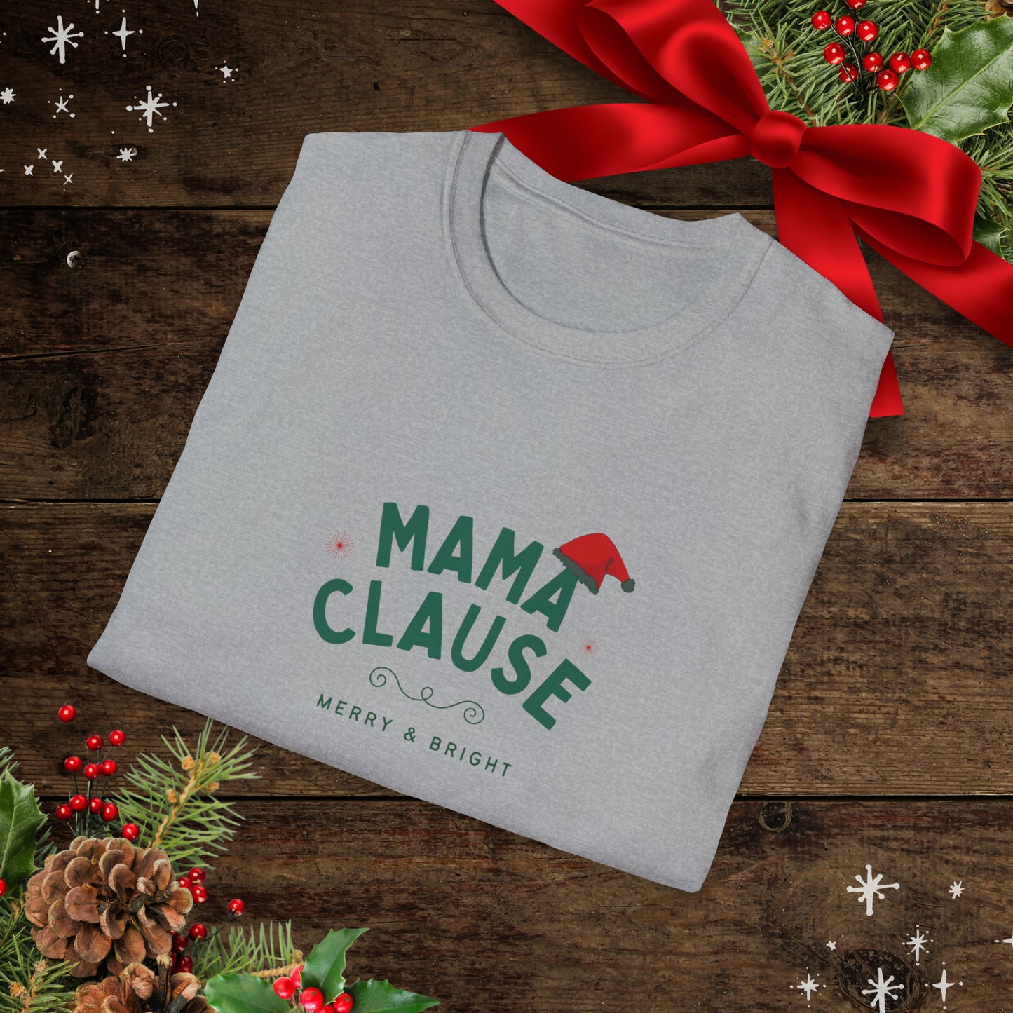 Mama Clause Unisex Softstyle T-Shirt