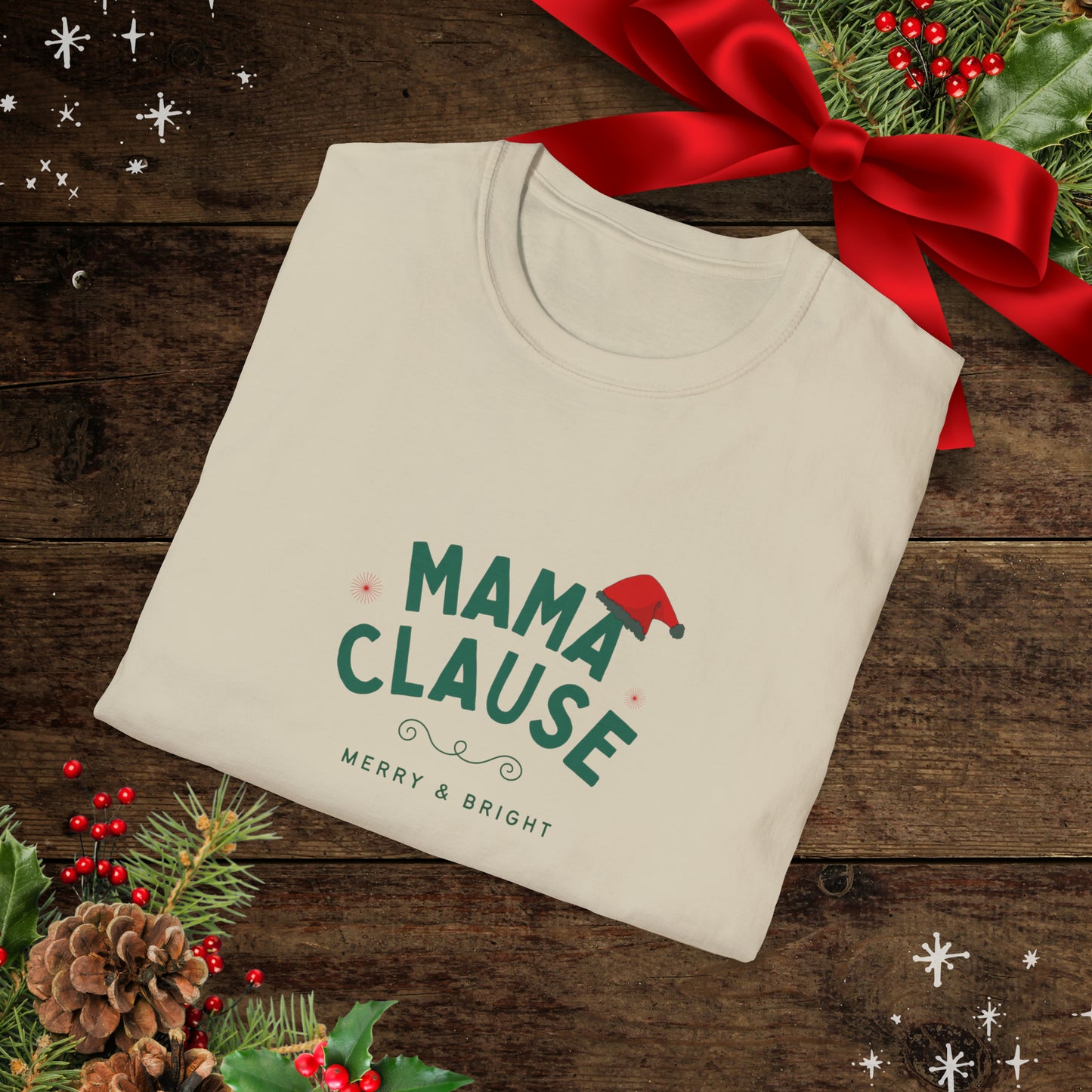 Mama Clause Unisex Softstyle T-Shirt