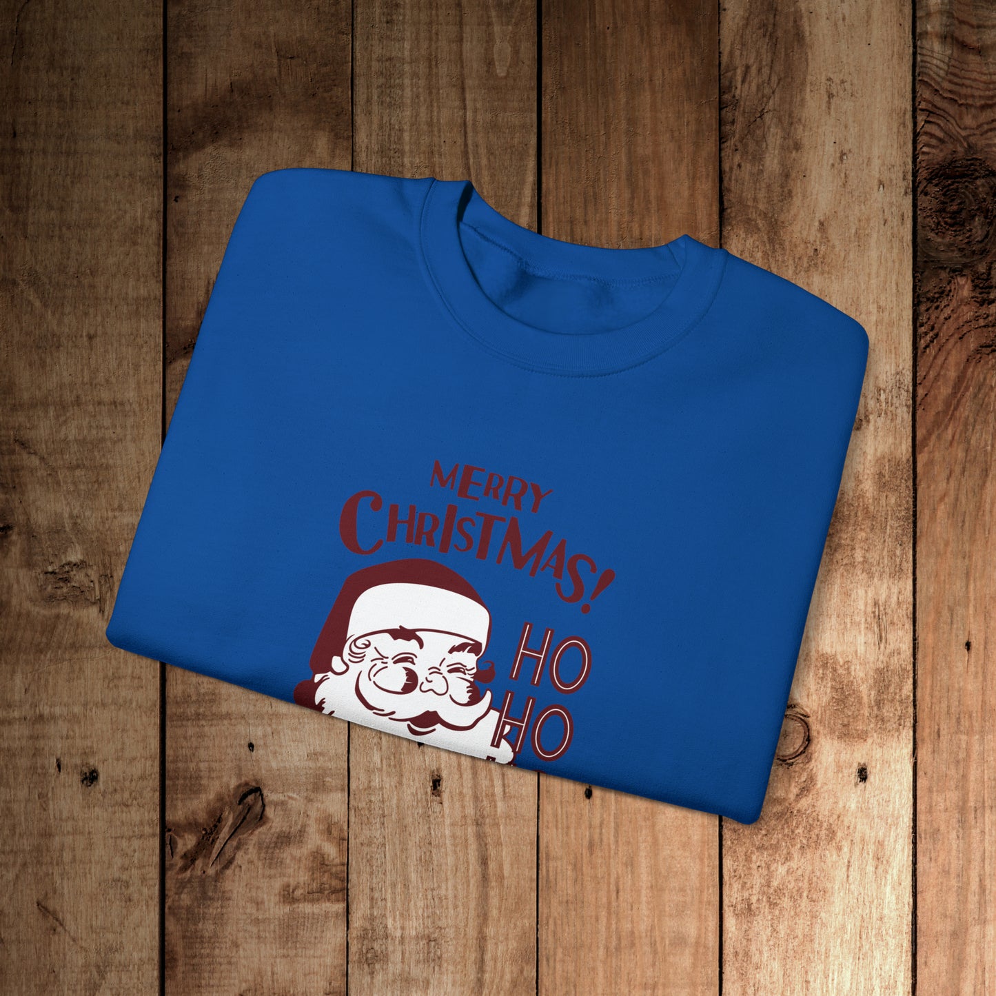 Ho Ho Ho Merry Christmas Unisex Heavy Blend™ Crewneck Sweatshirt