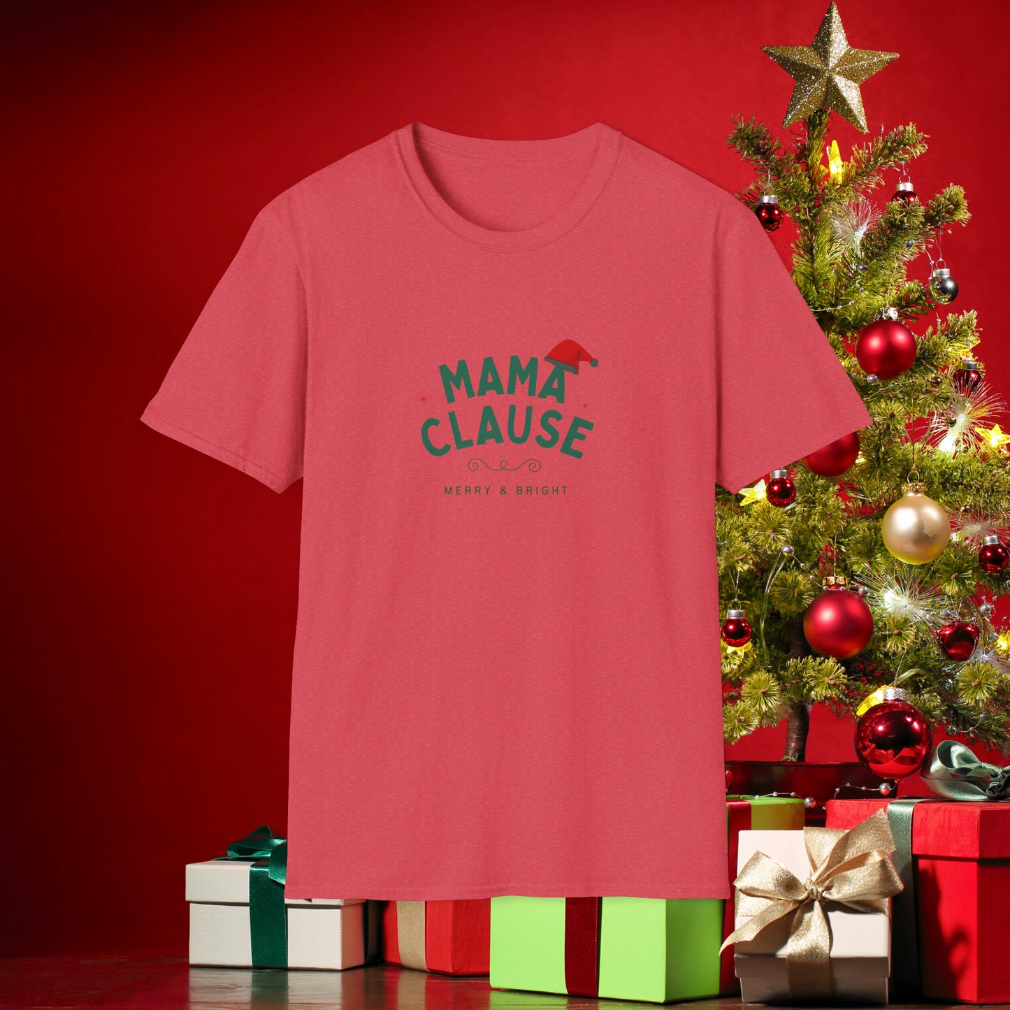 Mama Clause Unisex Softstyle T-Shirt