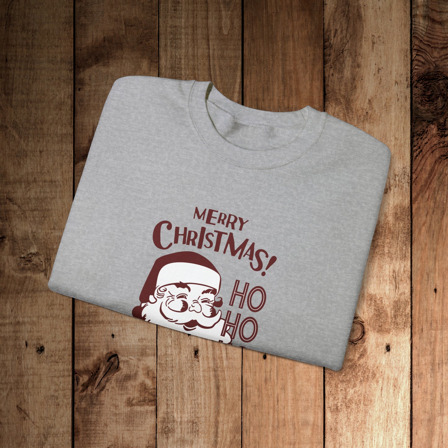 Ho Ho Ho Merry Christmas Unisex Heavy Blend™ Crewneck Sweatshirt