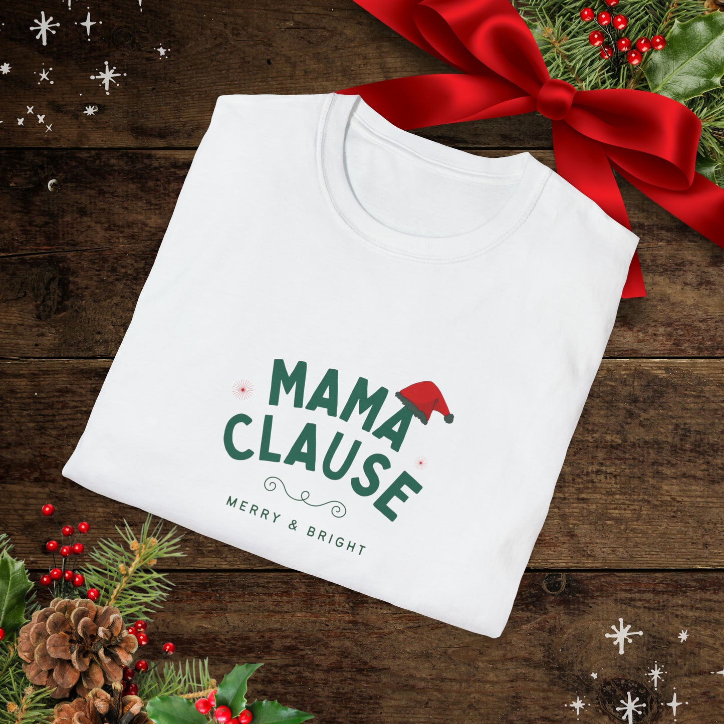Mama Clause Unisex Softstyle T-Shirt