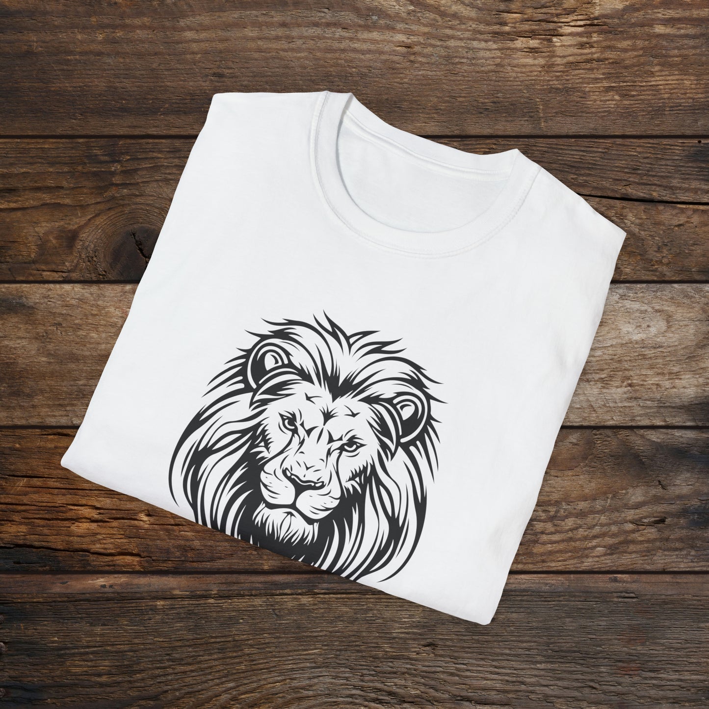 Find Out Lion Head Unisex Softstyle T-Shirt