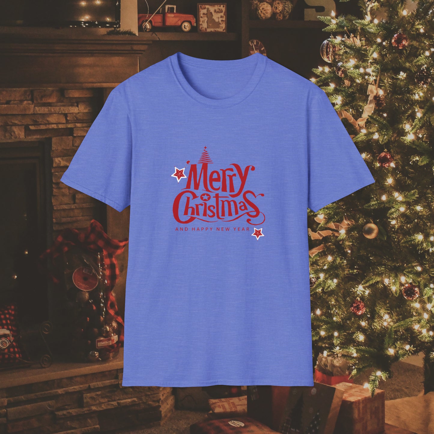 Merry Christmas Unisex Softstyle T-Shirt