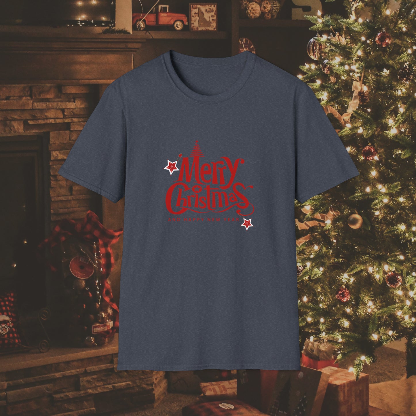 Merry Christmas Unisex Softstyle T-Shirt