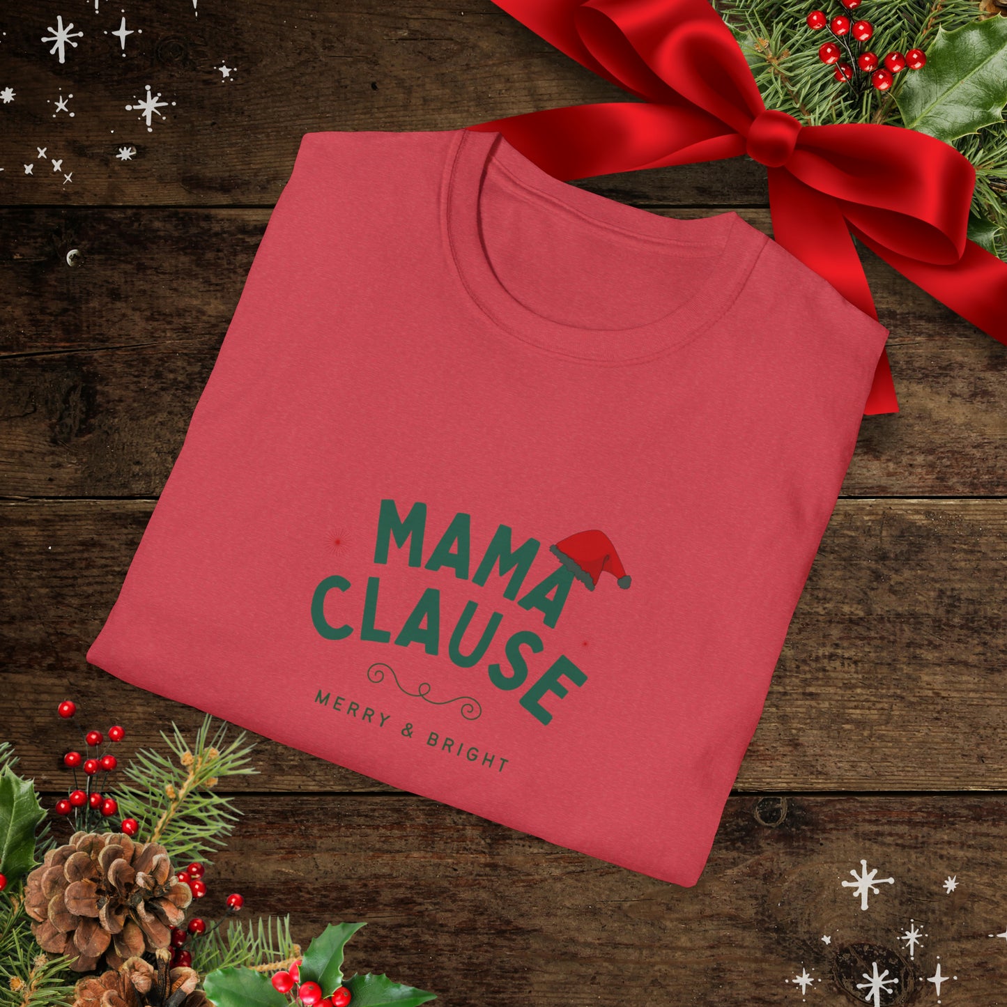 Mama Clause Unisex Softstyle T-Shirt