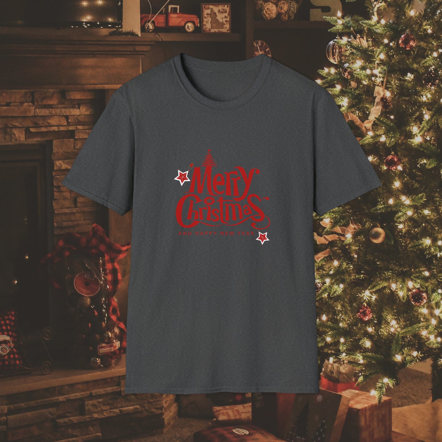 Merry Christmas Unisex Softstyle T-Shirt