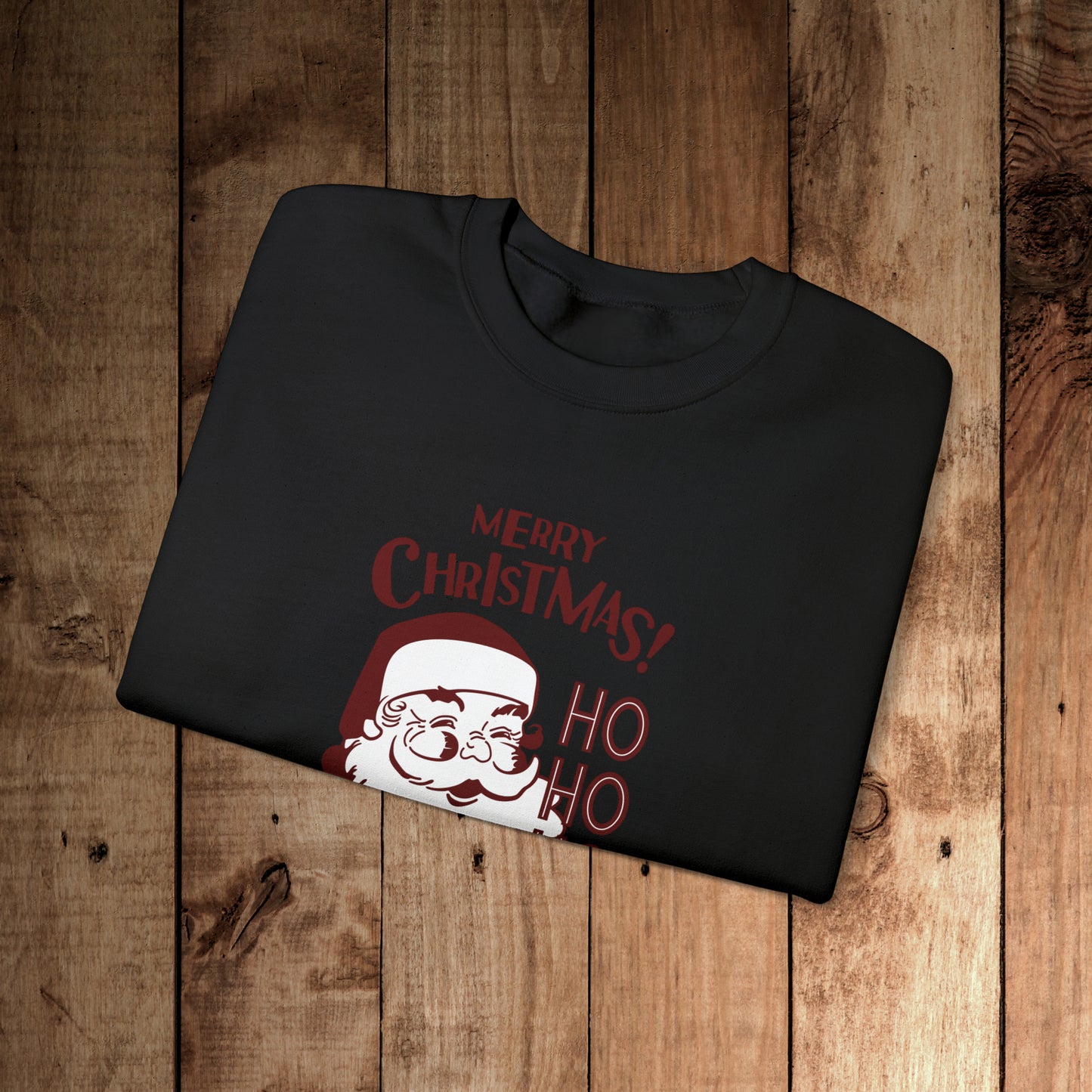 Ho Ho Ho Merry Christmas Unisex Heavy Blend™ Crewneck Sweatshirt