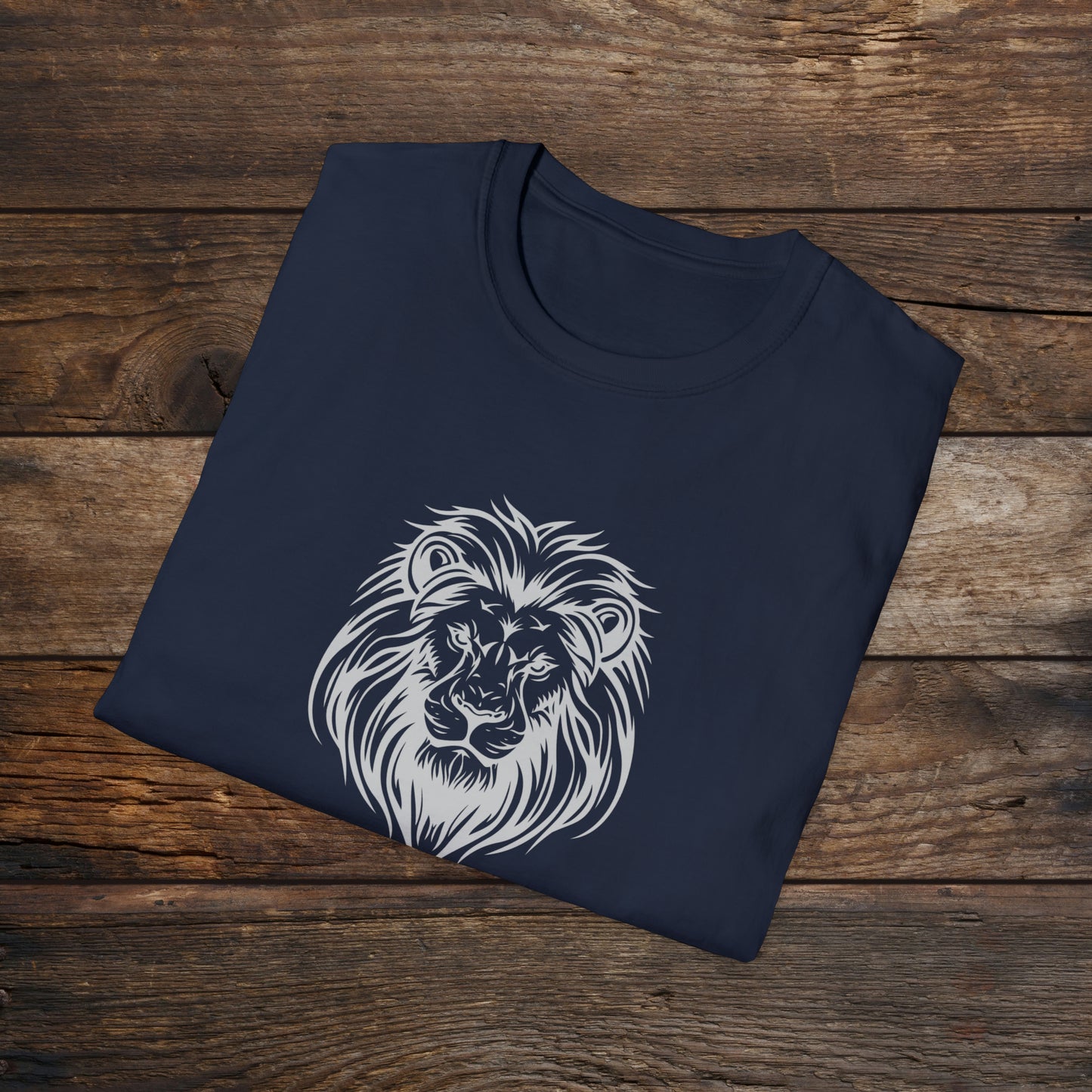 Find Out Lion Head Unisex Softstyle T-Shirt