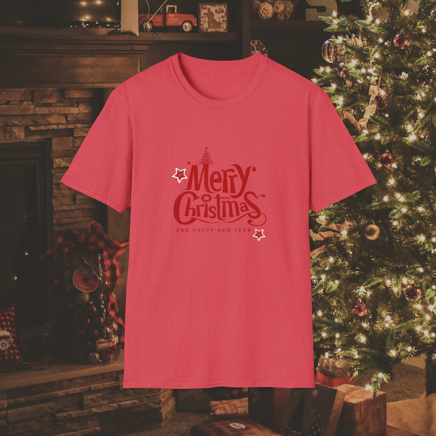 Merry Christmas Unisex Softstyle T-Shirt