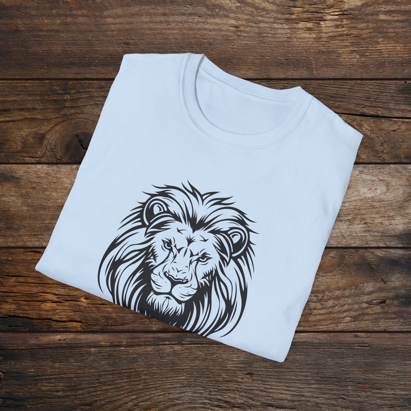 Find Out Lion Head Unisex Softstyle T-Shirt